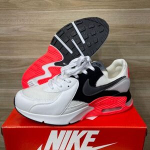 Tenis Nike Air Max "90 EOI" Branco Preto e Vermelho.